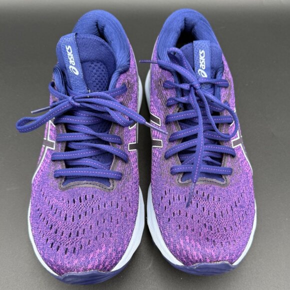 Asics Gel-Nimbus 24 Women’s Running Shoes Purple Blue Lightweight Size 8.5 Mesh - Picture 7 of 7